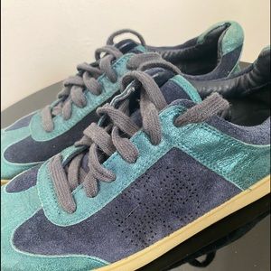 Tory Burch Sneaker teal and blue Sz 12 women